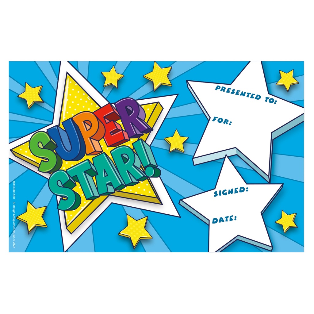 Super Star Recognition Award Pack of 36