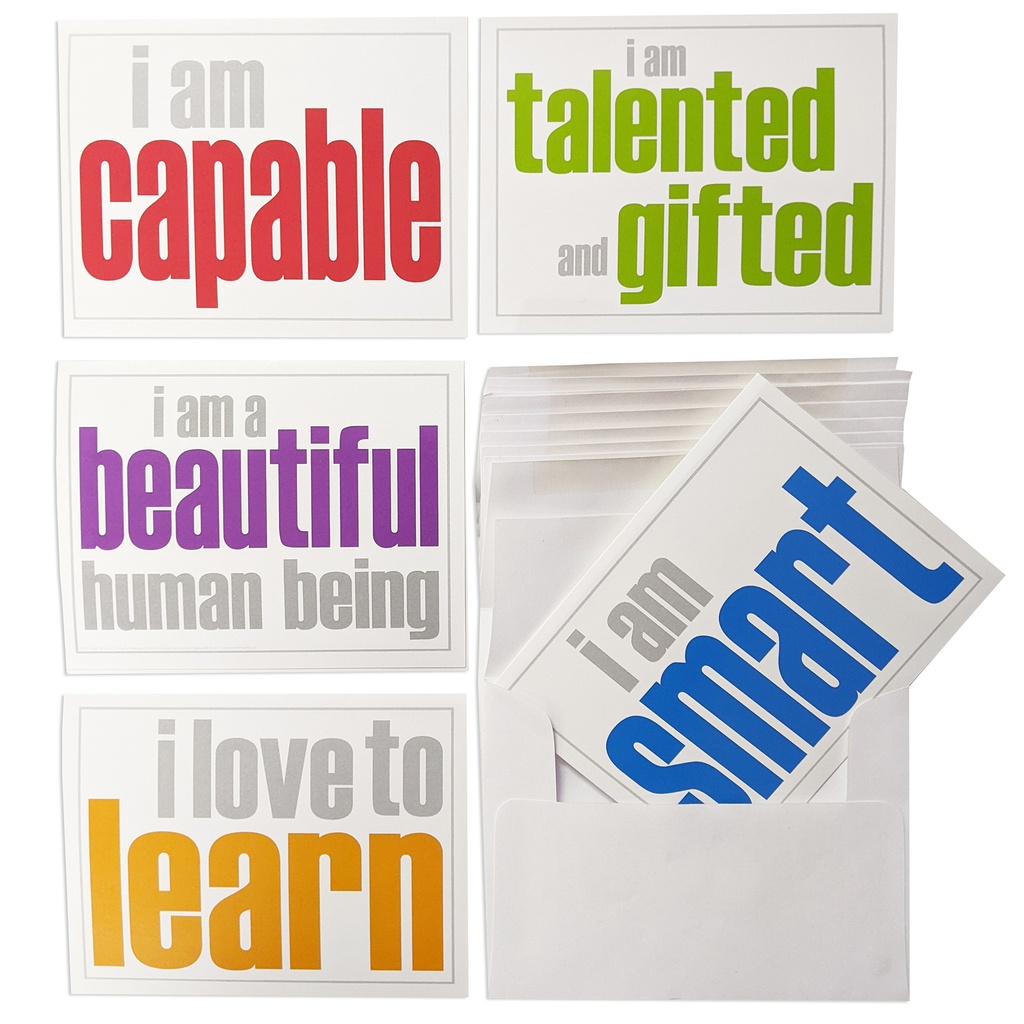 Self-Esteem Booster Note Cards with Envelope Set