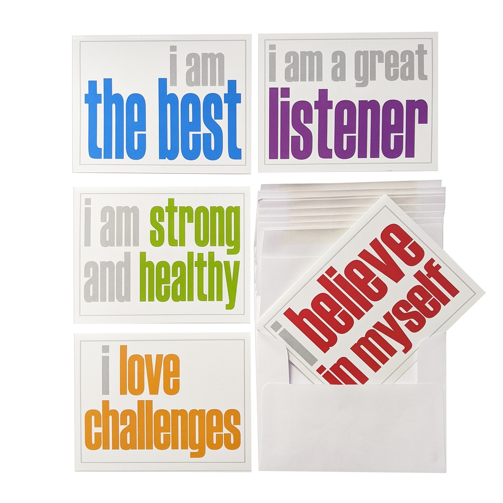 Positivity Booster Note Cards with Envelope Set