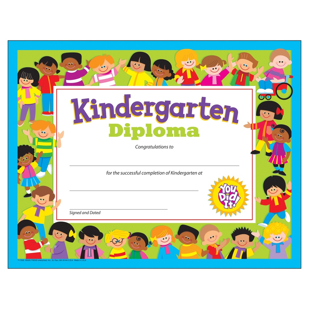 Kindergarten Diploma 30 ct