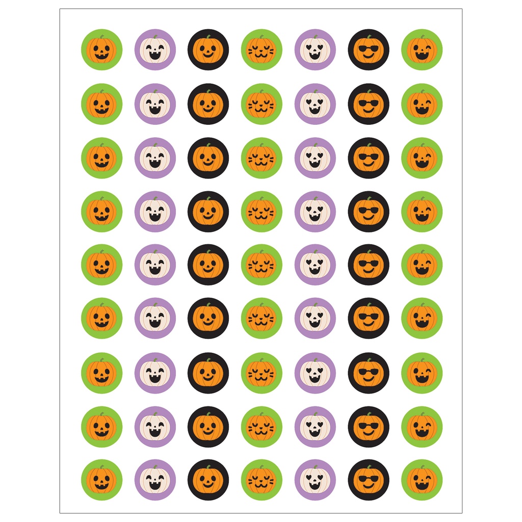 Halloween Pumpkins Mini Stickers