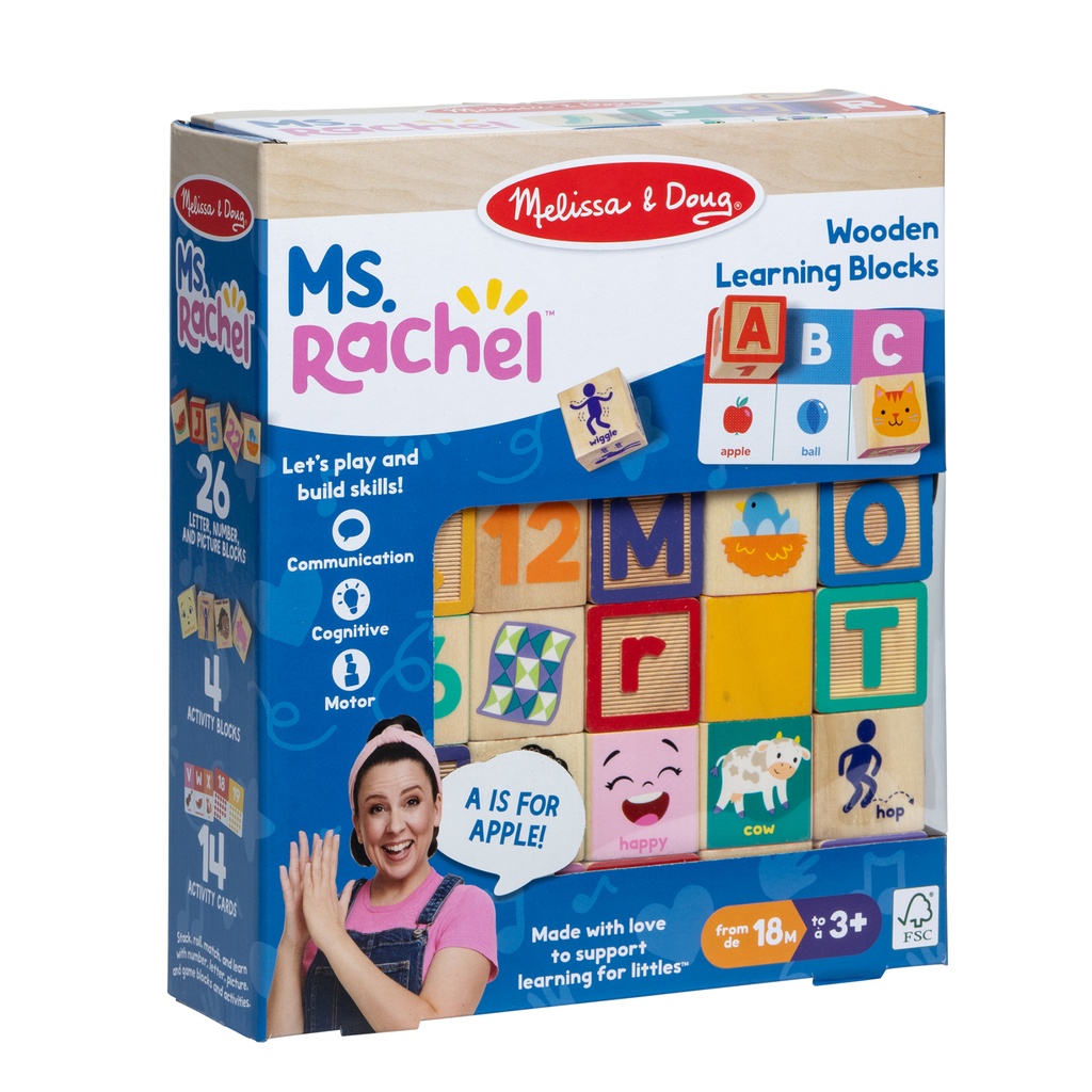 Ms. Rachel Blocks + Activity Cards