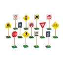 7" Block Play Traffic Signs