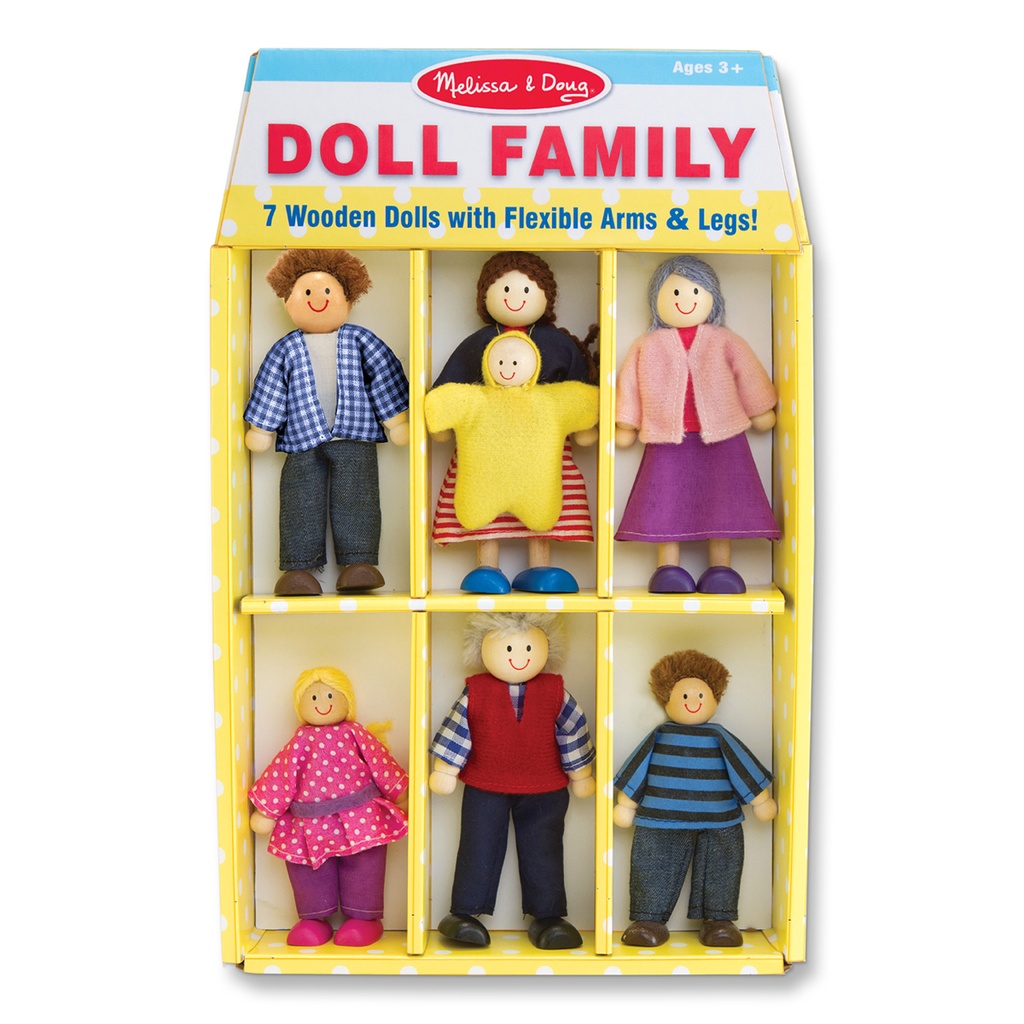 Wooden Doll Family