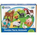 Jumbo Farm Animals Set of 7