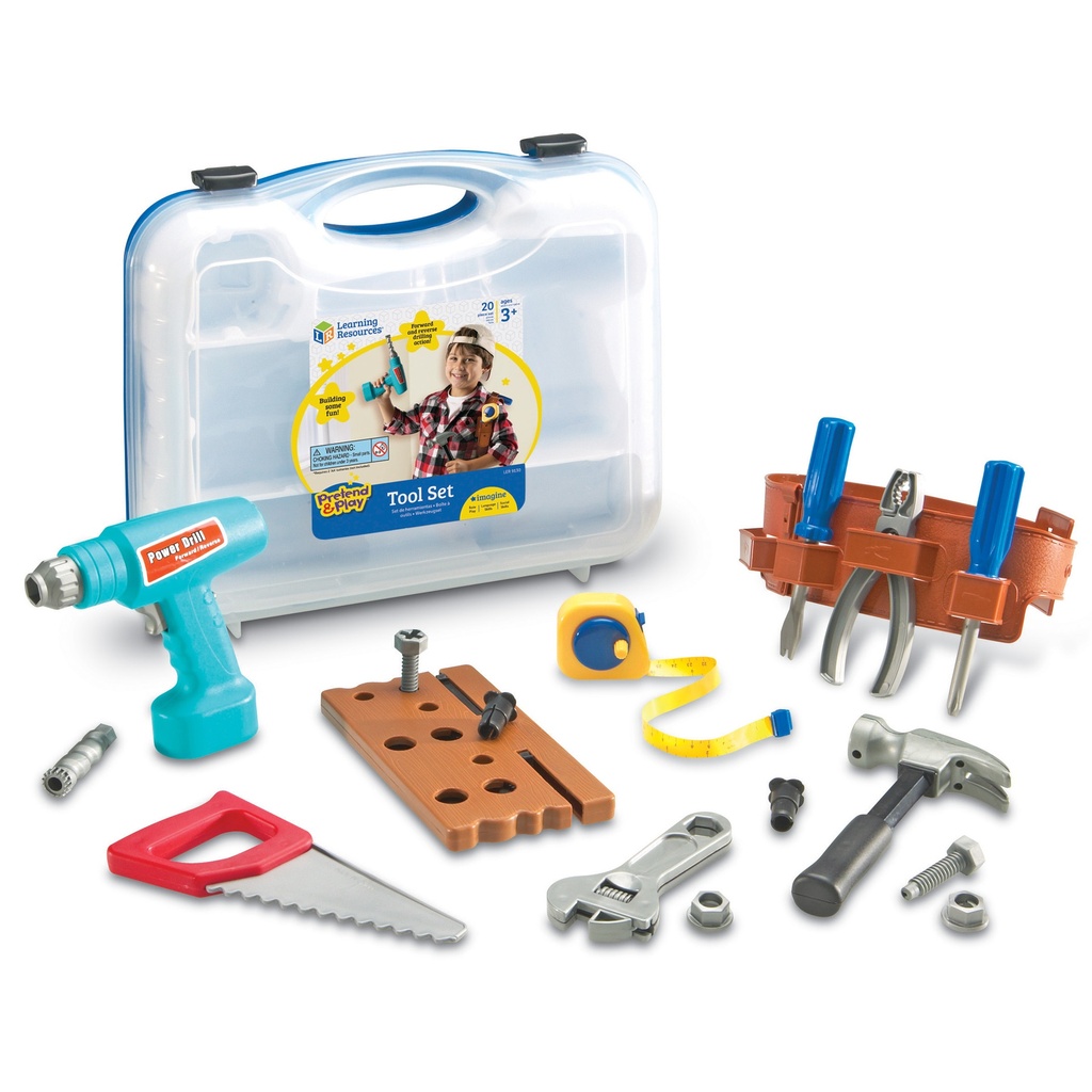 Pretend & Play® Work Belt Tool Set