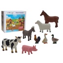 Farm Animal Playset 8 Pieces