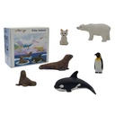 Polar Animal Playset 6 Pieces