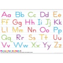 Manuscript Handwriting 13" x 19" Learning Placemat Pack of 10