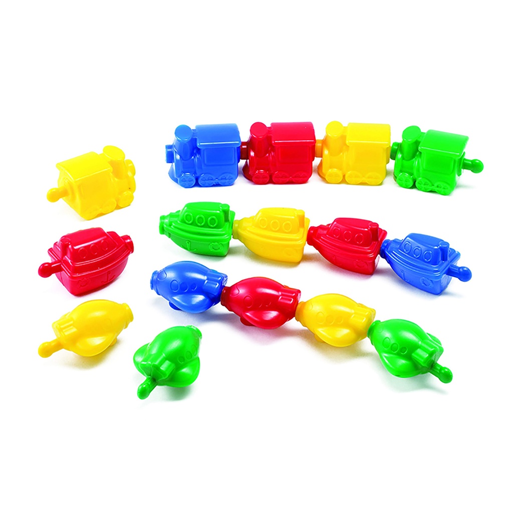 Transportation Linking Blocks Set of 36