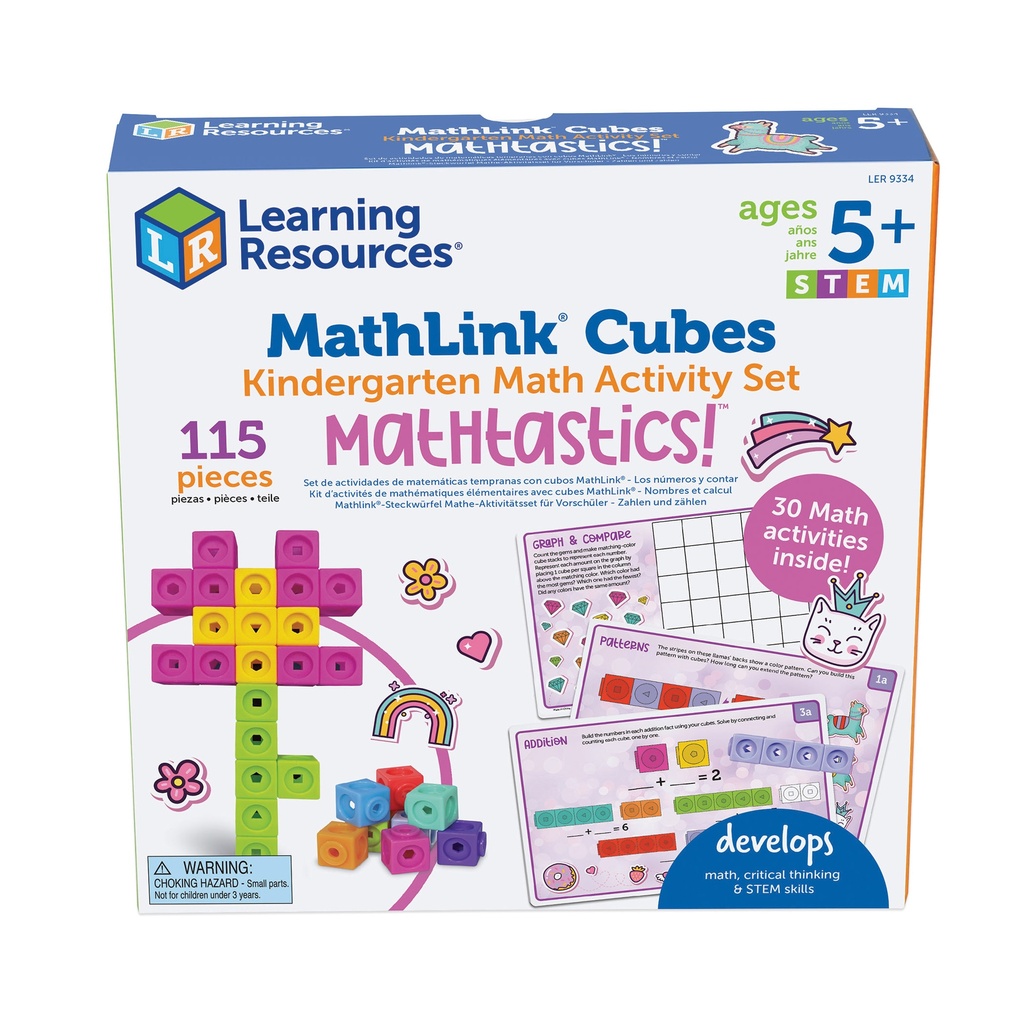 Mathlink® Cubes Kindergarten Math Activity Set: Mathatics!