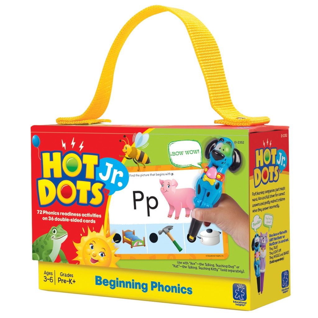 Beginning Phonics Hot Dots® Jr. Card Set