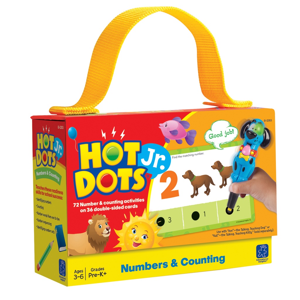 Numbers & Counting Hot Dots® Jr. Card Set