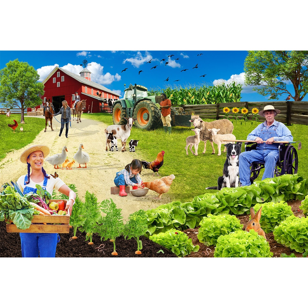 Farmyard Adventure Floor Puzzle