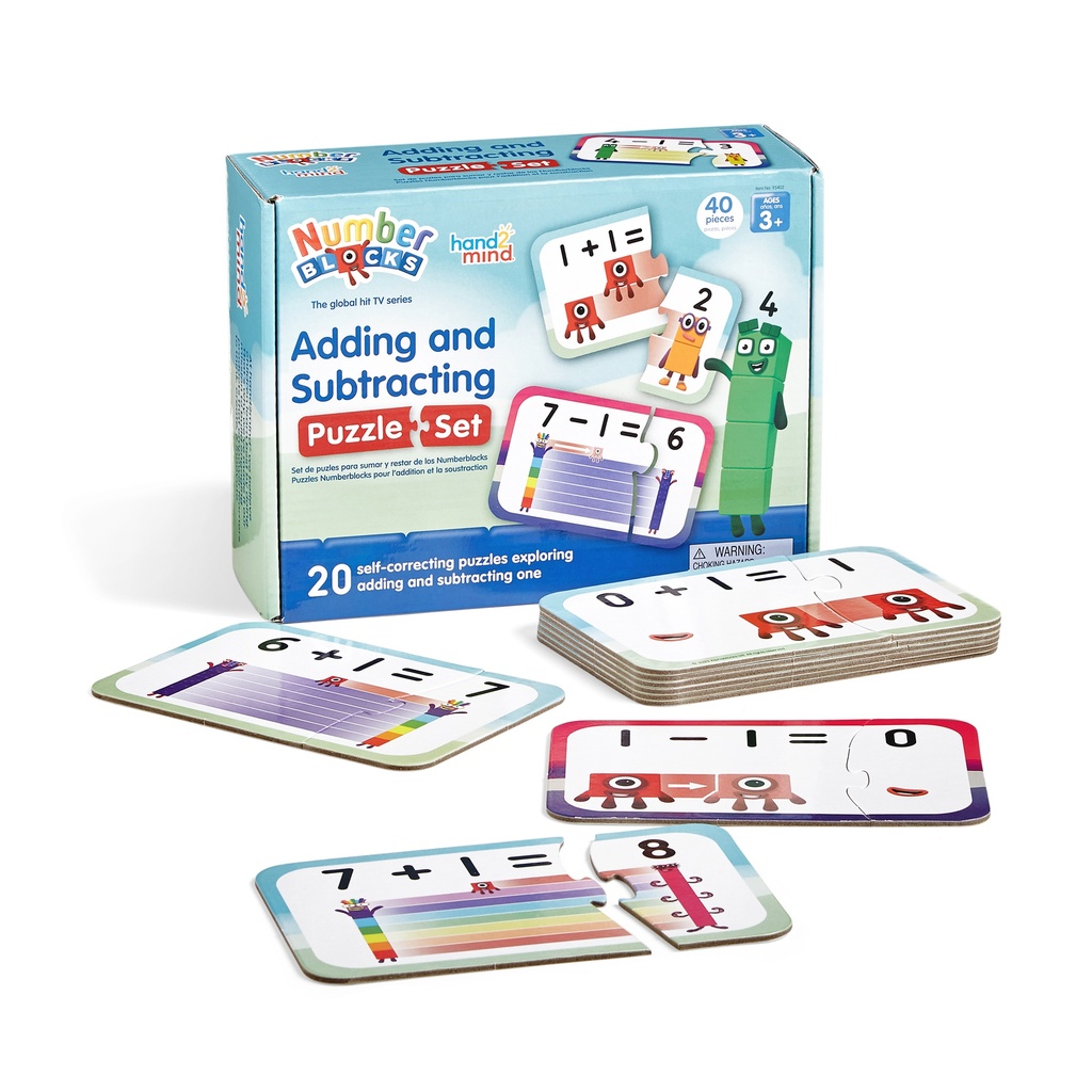 Numberblocks Adding and Subtracting Puzzle Set