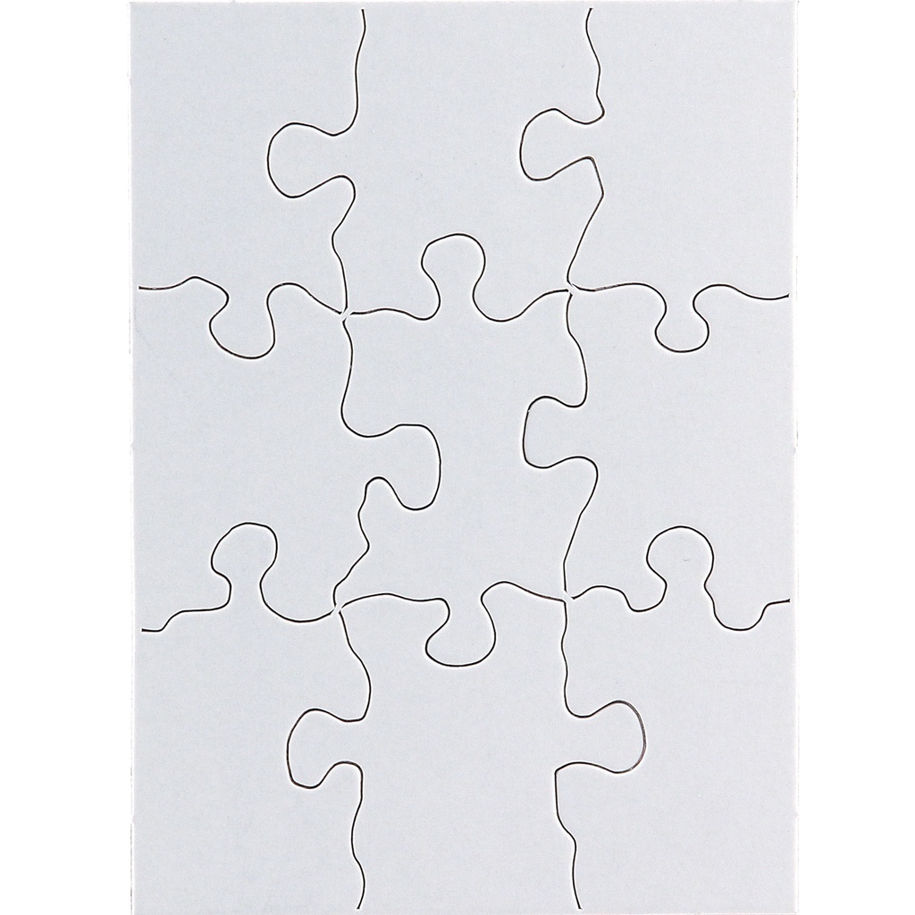 4" x 5 1/2" Rectangle 9 Piece Compoz-A-Puzzle® 24 Puzzles