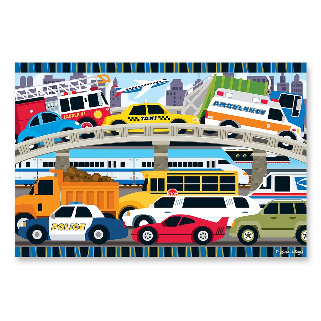 Traffic Jam Floor Puzzle