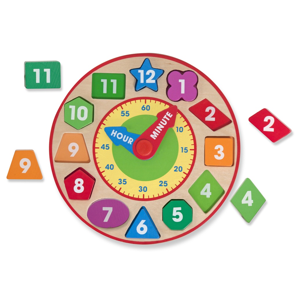 Shape Sorting Clock