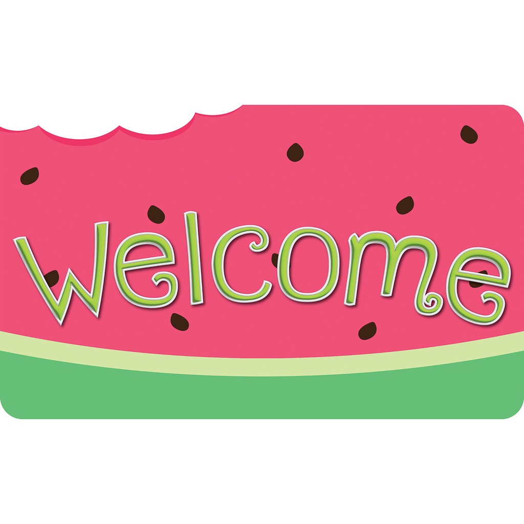 Watermelon Welcome Mat 18" x 30"