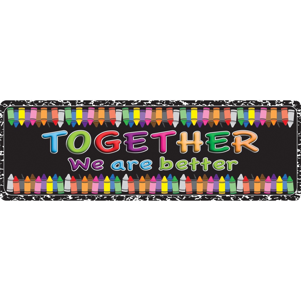 Together we are Better Mat Runner 15.5" x 47"