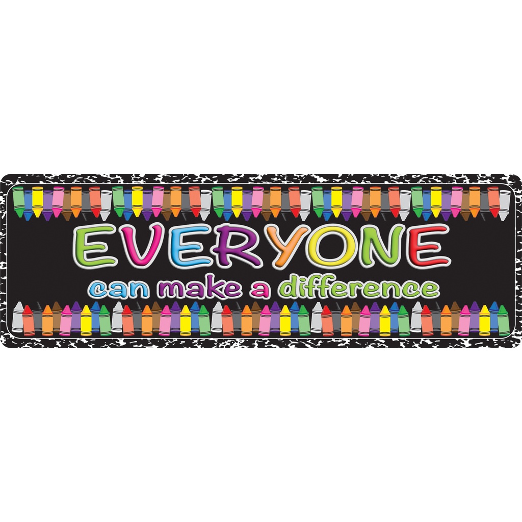 Everyone Can make a Difference Mat Runner 15.5" x 47"