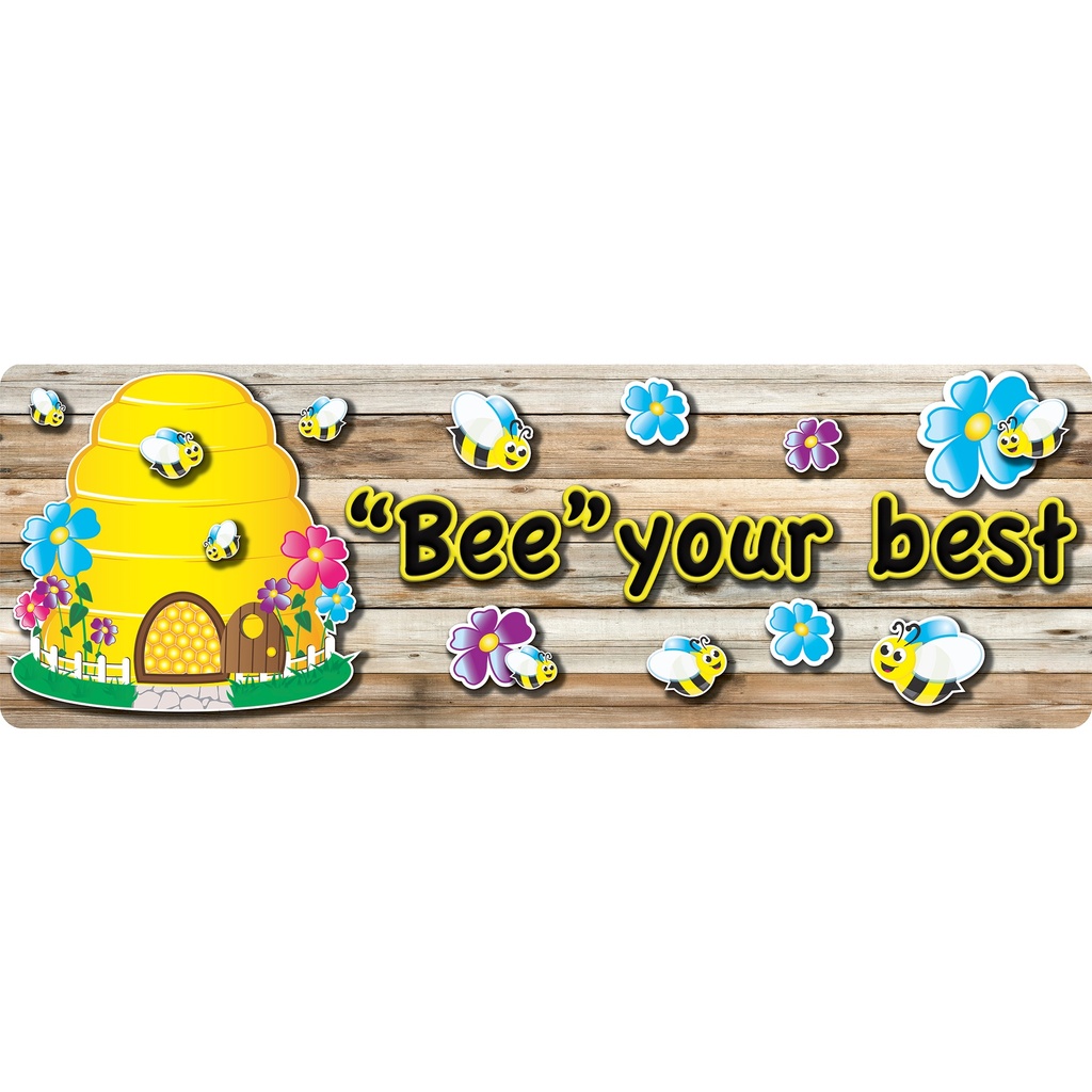 Bee Themed Positive Sayings Mat Runner 15.5" x 47"