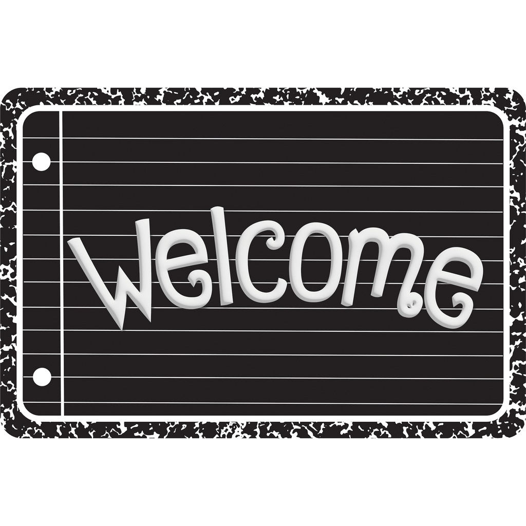 Lined Composition Welcome Mat 15.5" x 23.5"