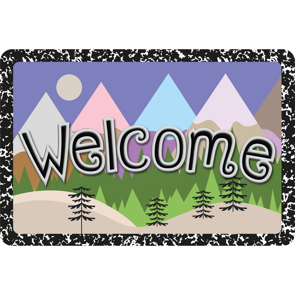 Magic Mountains Welcome Mat 15.5" x 23.5"