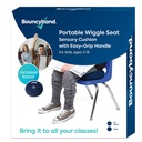 Blue Portable Wiggle Seat Sensory Cushion