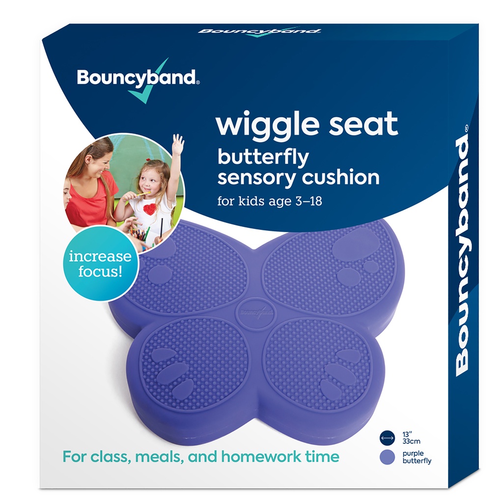 Purple Butterfly Wiggle Seat Sensory Cushion