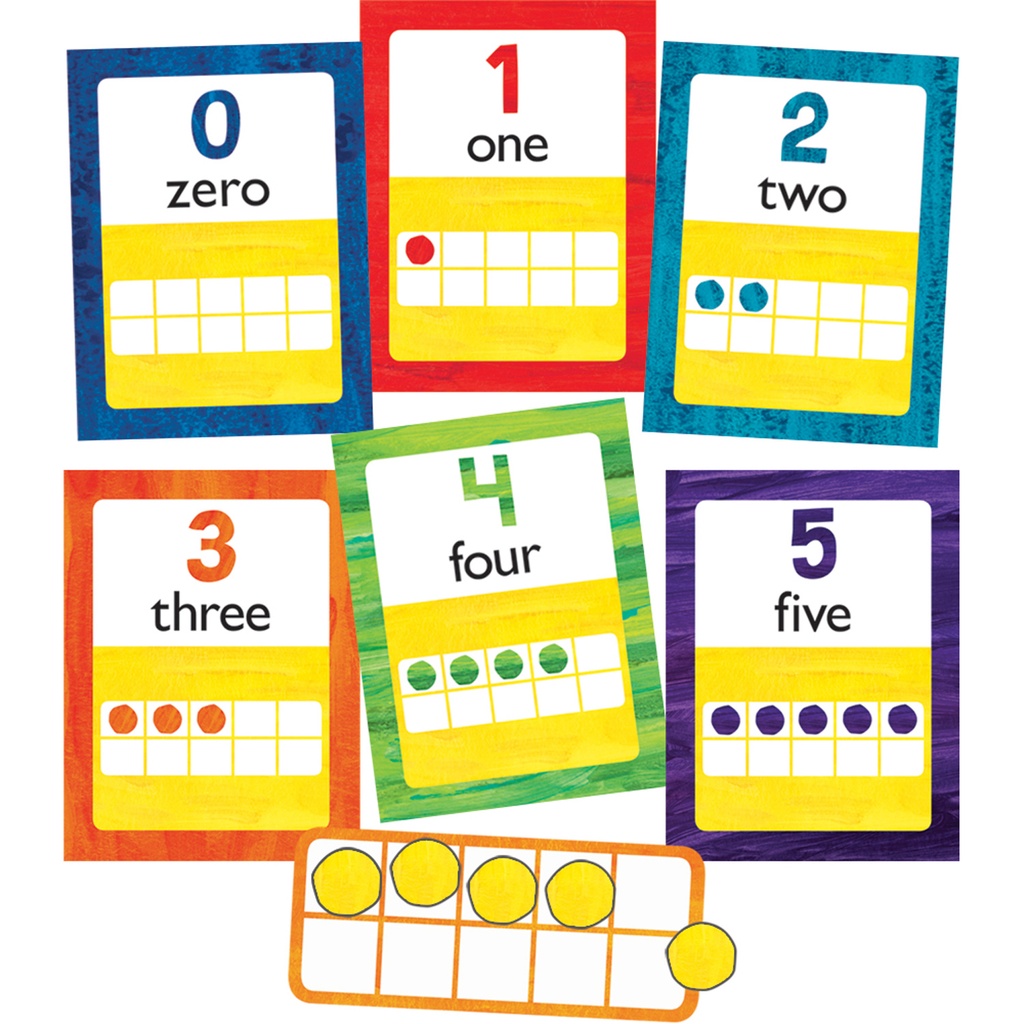 World of Eric Carle™ Numbers 0-20 Bulletin Board Set 43 Pieces