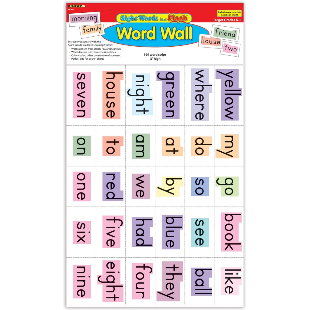 Sight Words in a Flash™ Word Walls Grades K-1