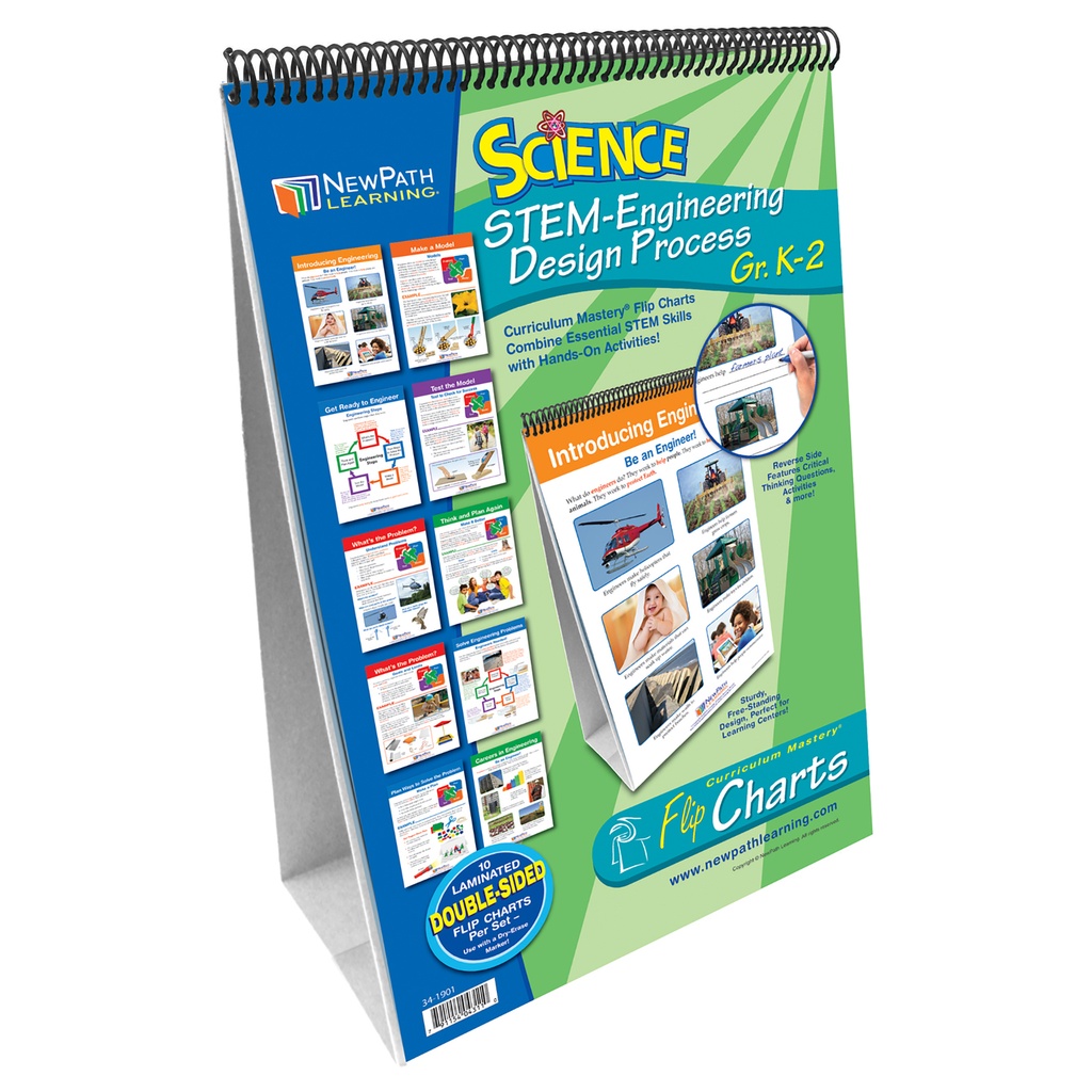 STEM Engineering Design Process Flip Chart Set Grades K-2