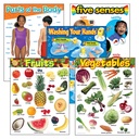 Healthy Living Learning Charts Combo Pack of 5