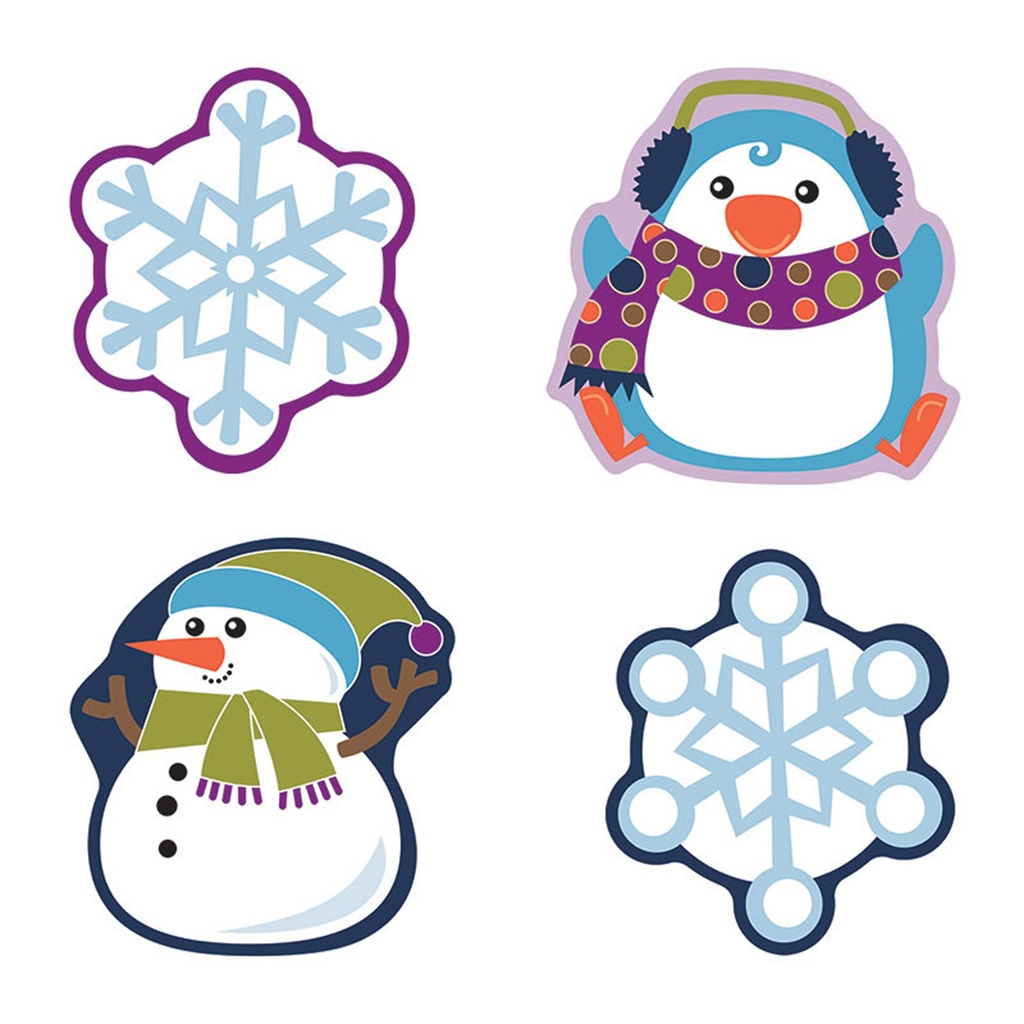 Winter Mix Cut-Outs Pack of 36