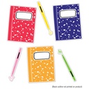 Notebooks and Pens Cut-Outs Pack of 36