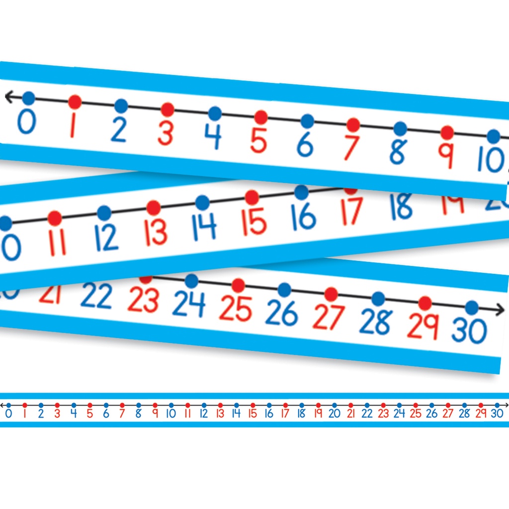 Student Number Lines Desk Tape Pack of 30