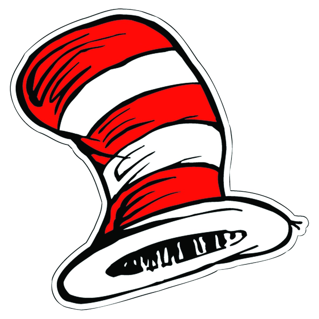 The Cat in the Hat™ Hats Paper Cut Outs Pack of 36