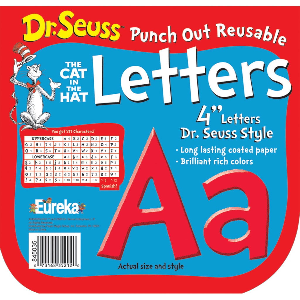 Dr. Seuss™ Red Deco 4" Letters