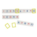 Magnetic Number Line 1-100