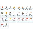 Photo Traditional Manuscript Alphabet Lines Bulletin Board Set