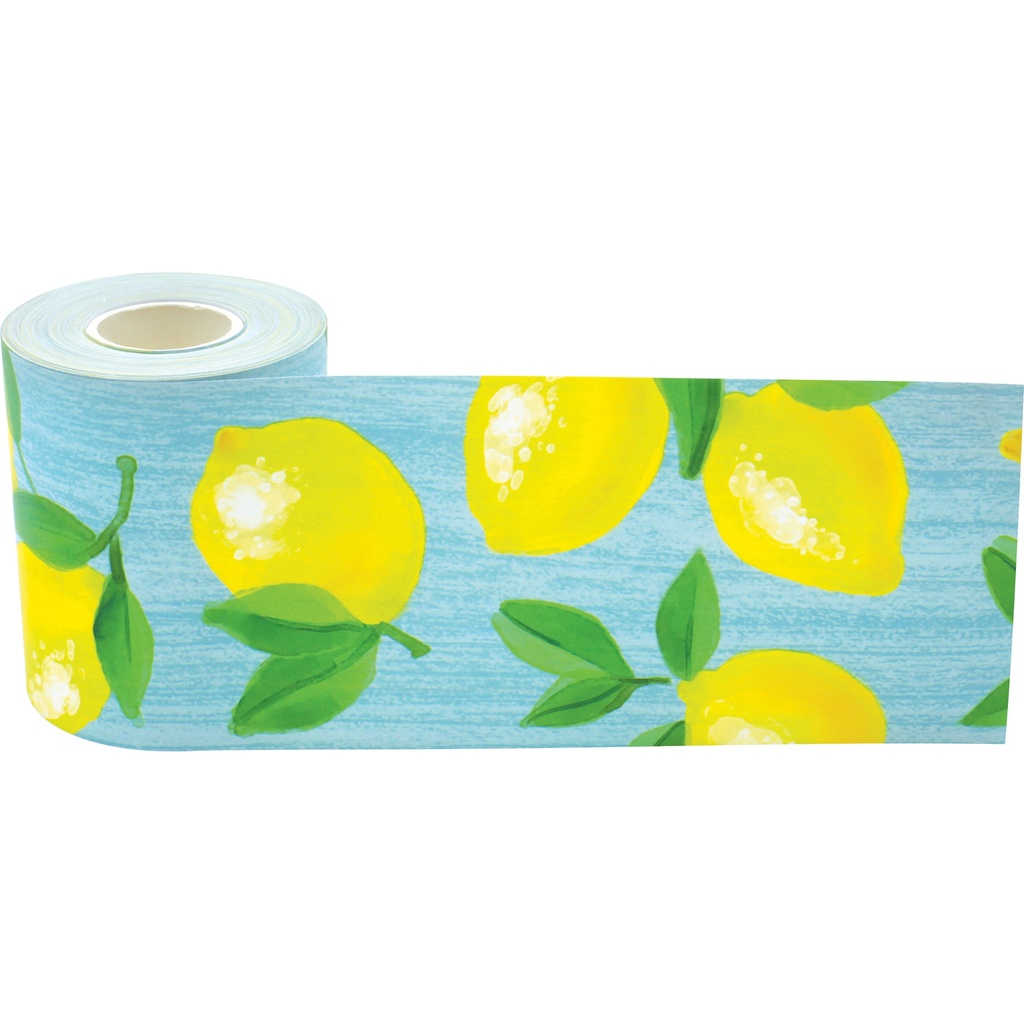 Lemon Zest Straight Rolled Border Trim