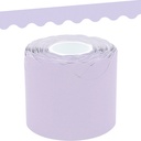 Lavender Scalloped Rolled Border Trim