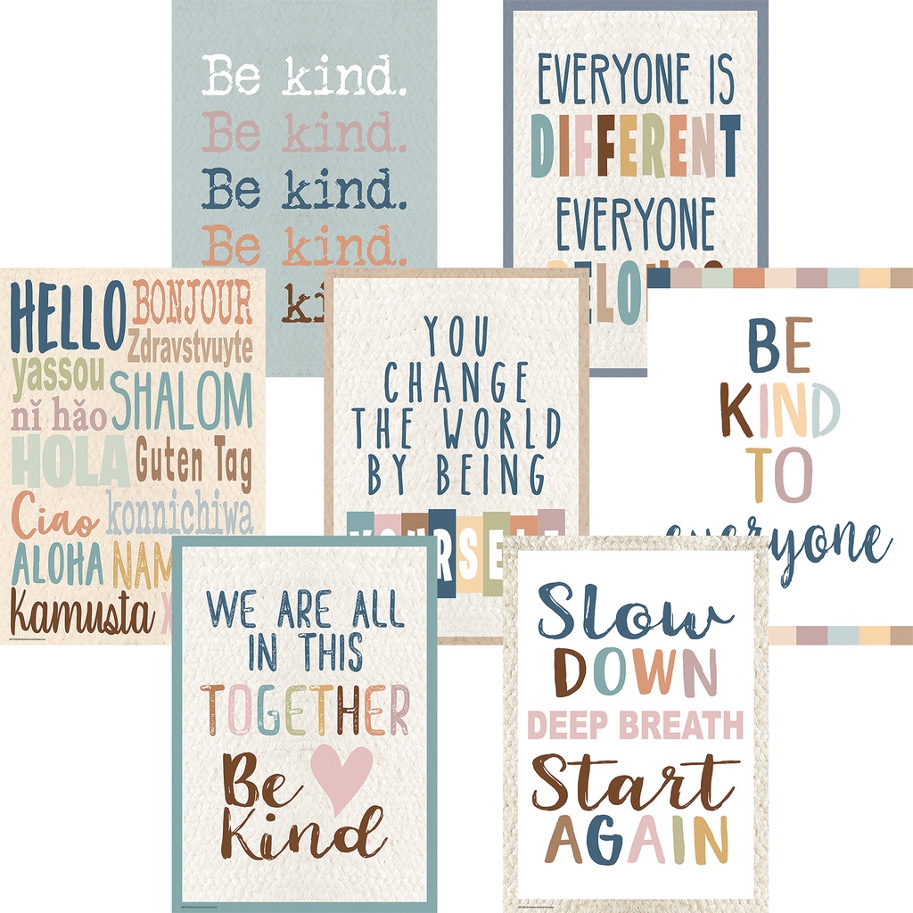 Everyone Is Welcome Posters Set of 7