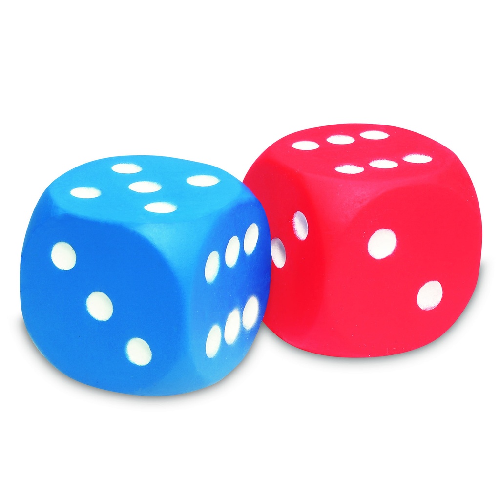 Foam Dot Dice Set of 2