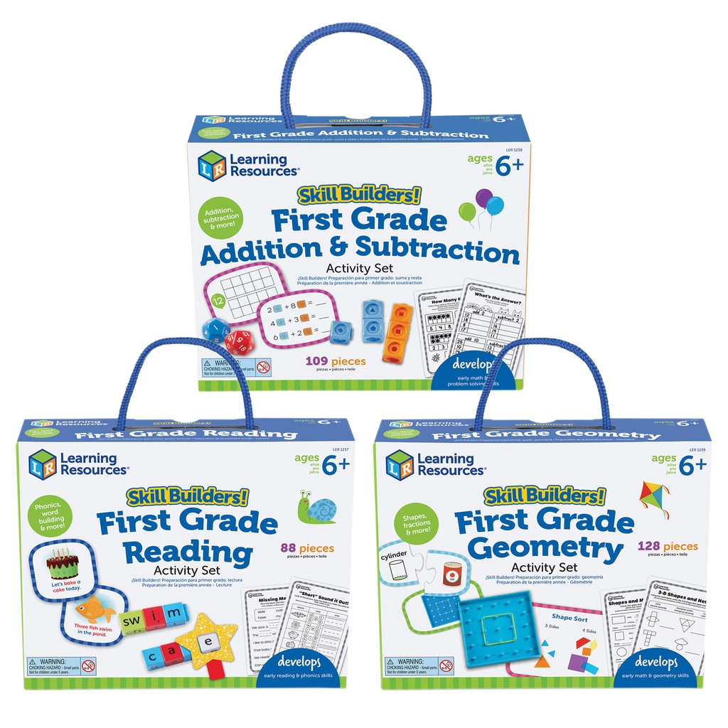 Skill Builders! 1st Grade Activity Set 3-Pack