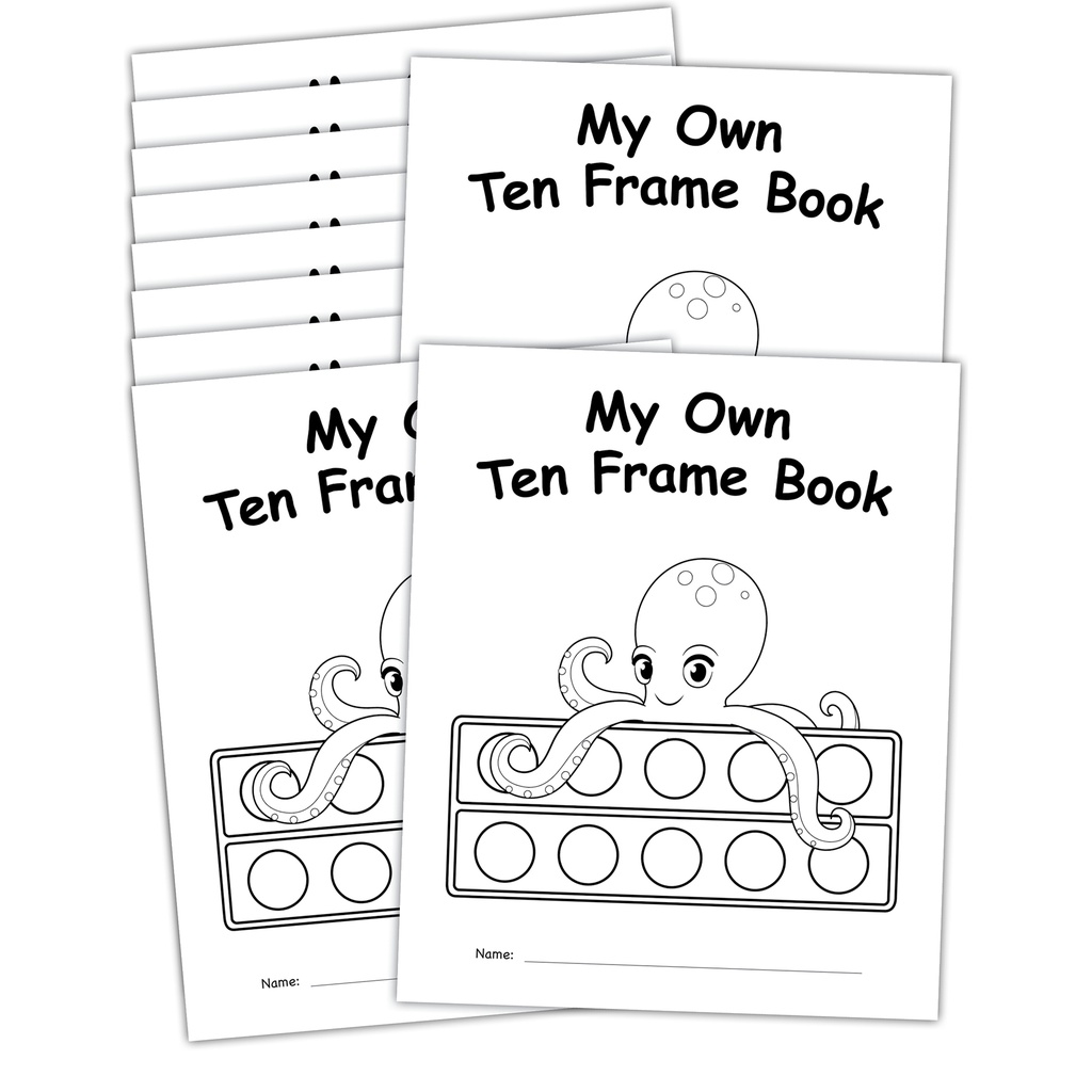 My Own Books: My Ten Frame Book 10 Pack