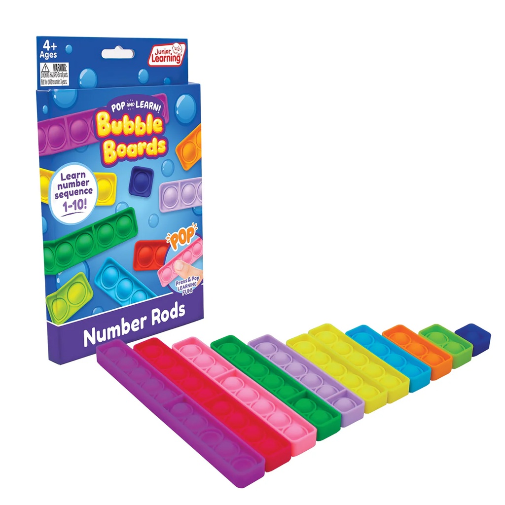 Number Rod Bubble Boards Set of 11