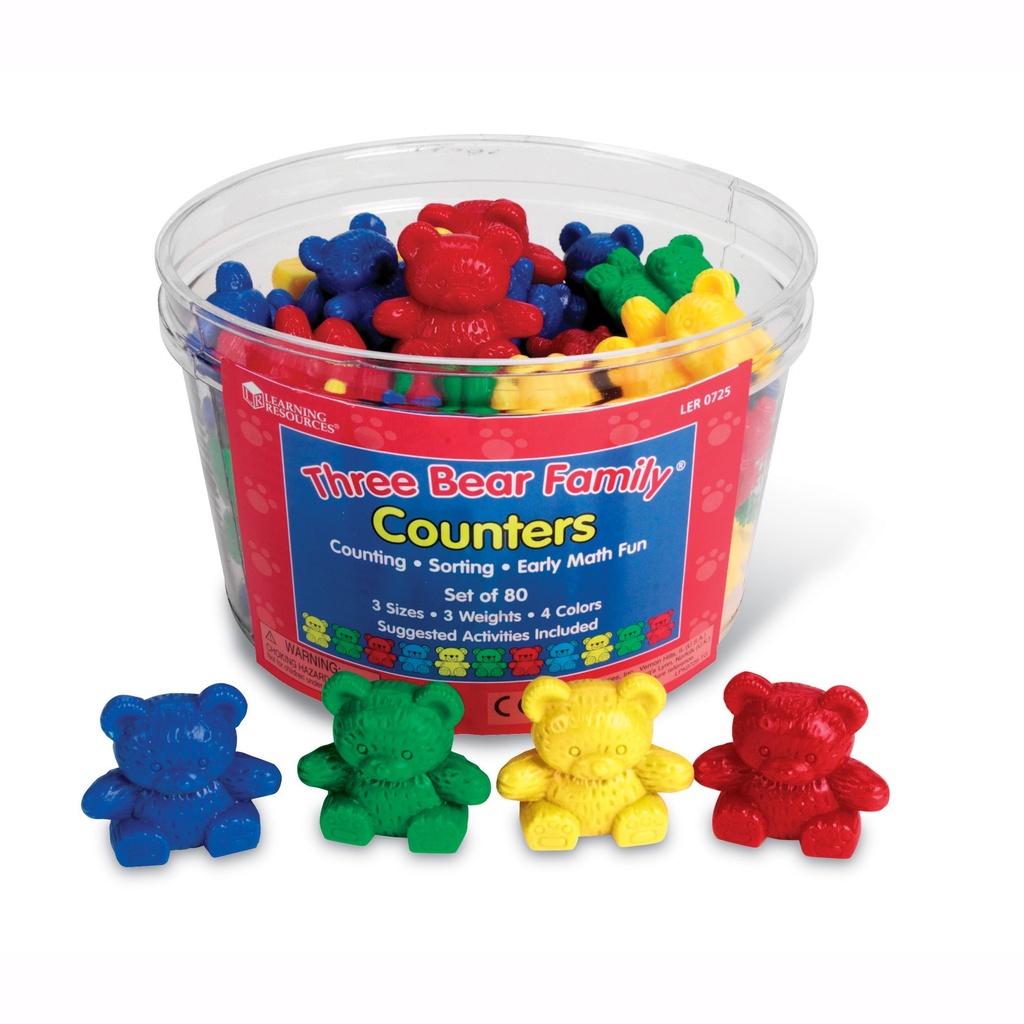 Three Bear Family® Counters Basic Set Set of 80