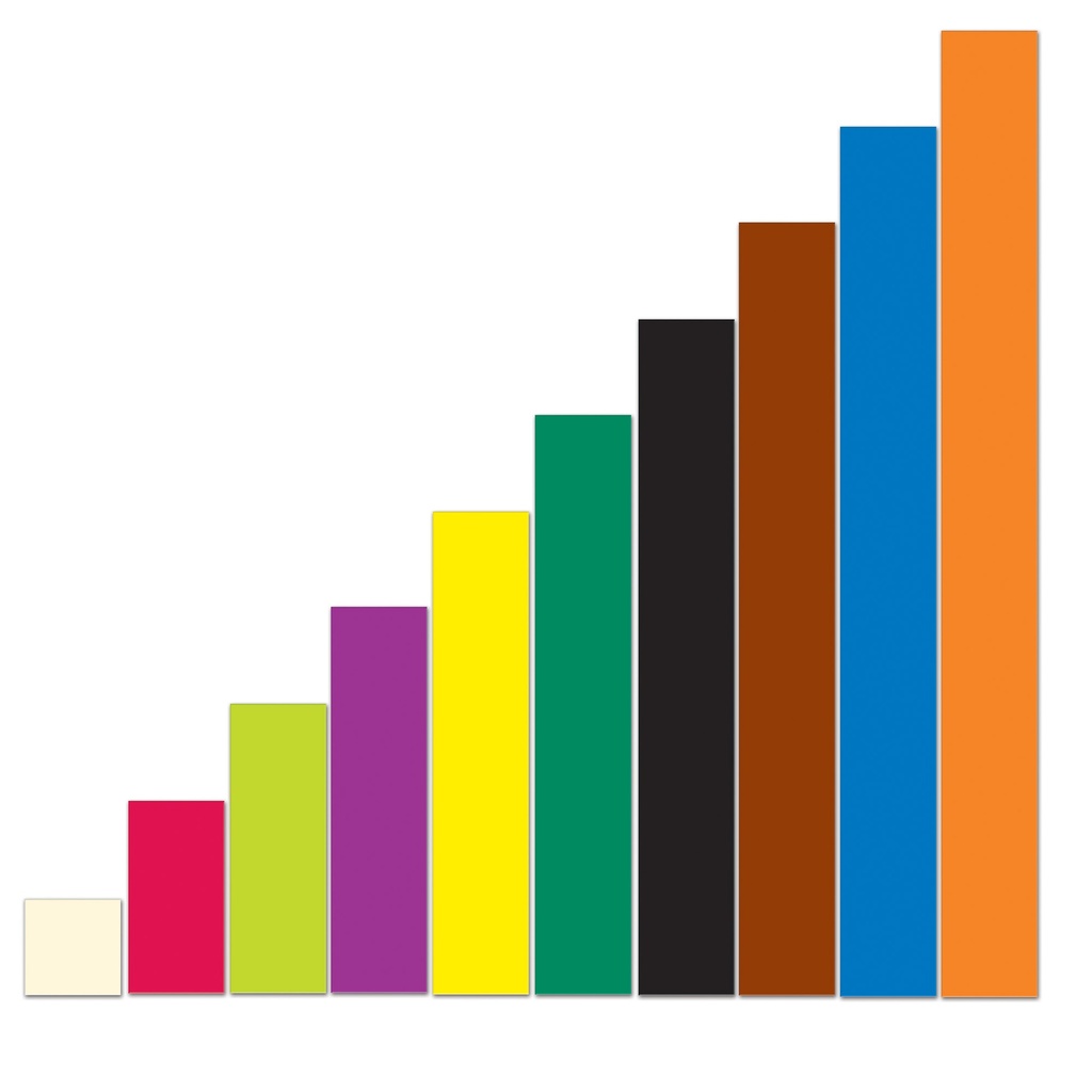 Magnetic Cuisenaire® Rods Pack of 64